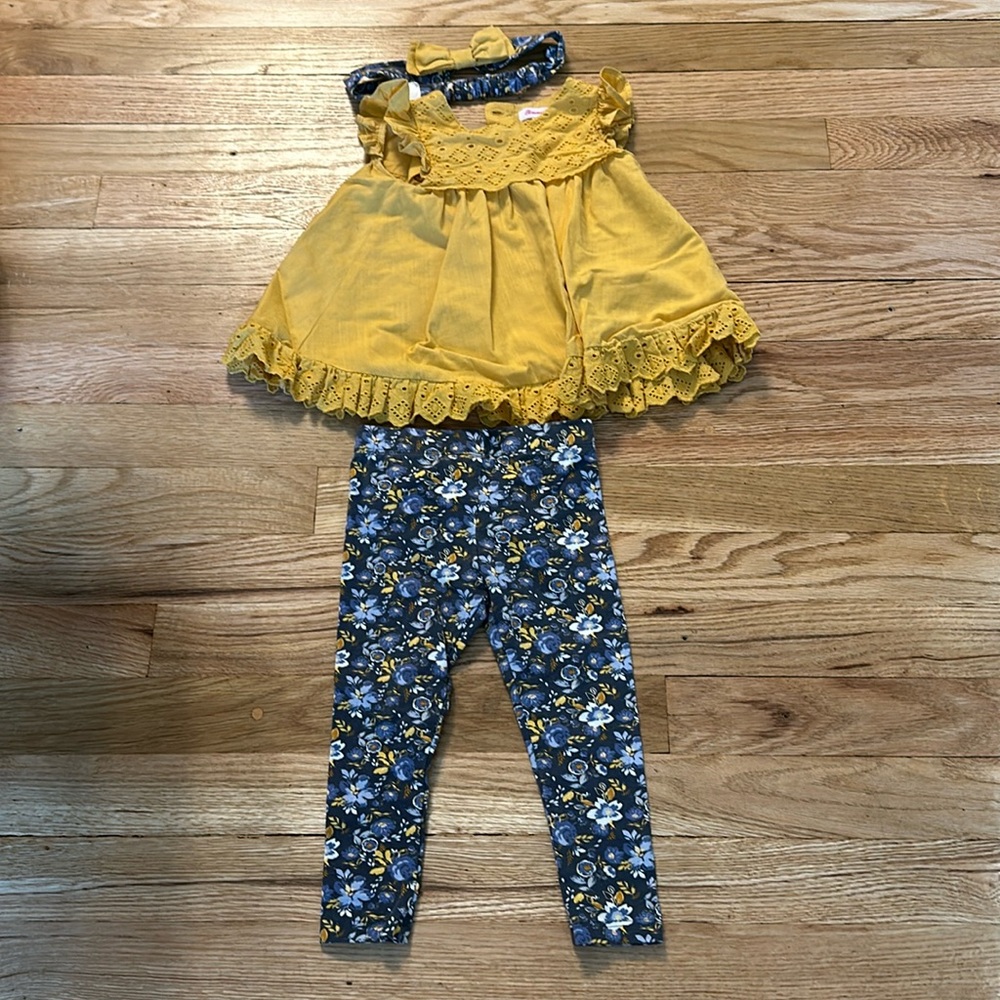 Tommy Bahama Shirt Pant and Headband 3 piece set